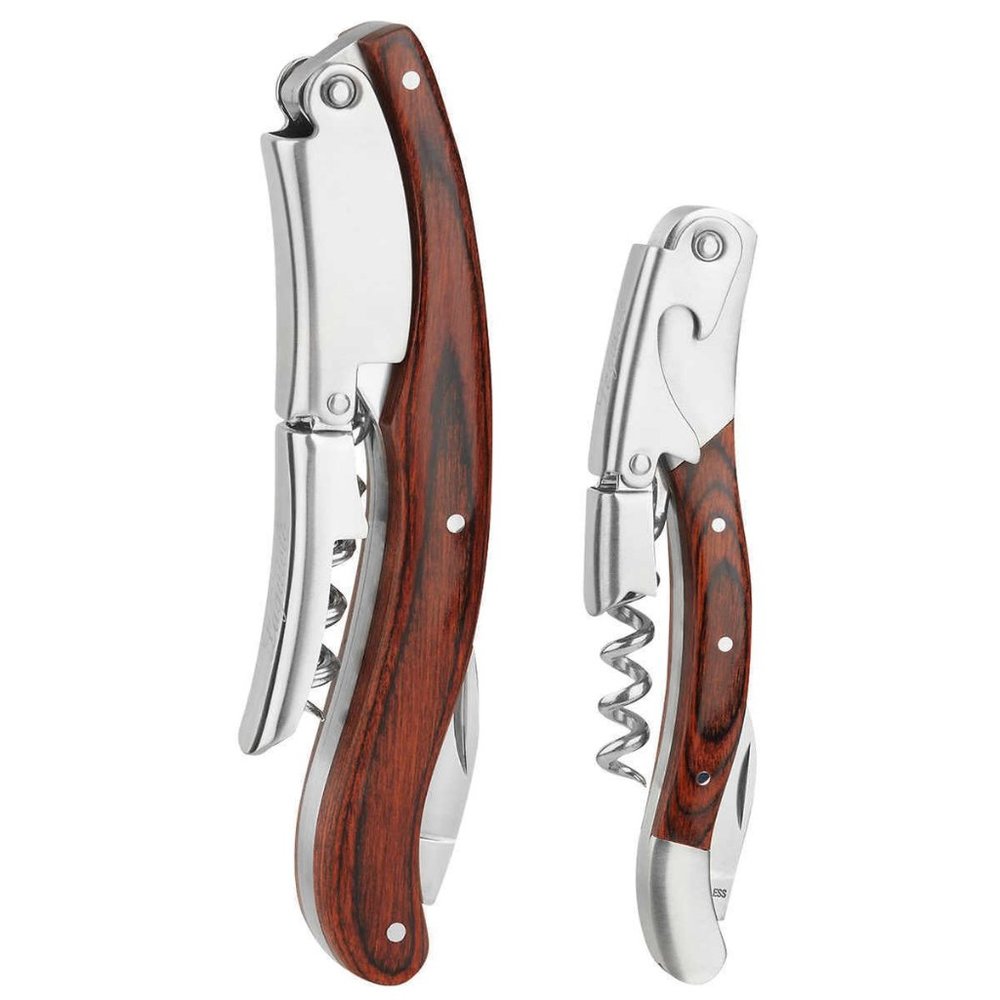 Laguiole Trudeau Waiter's Double Lever Corkscrews Pack of 2 - Picture 1 of 3